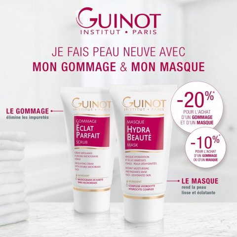 RELAXEO à Poitiers : faites peau neuve avec la nouvelle offre de produits de soin Guinot