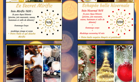 Découvrez les 4 offres de Noël dans votre centre de massage, spa et piscine à Poitiers